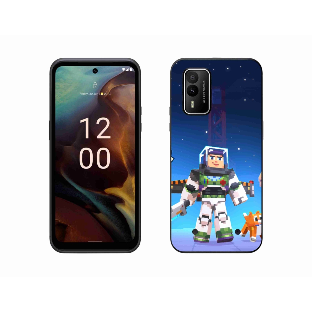 Zselés borítás mmCase a Nokia XR21 készülékhez - minecraft 2