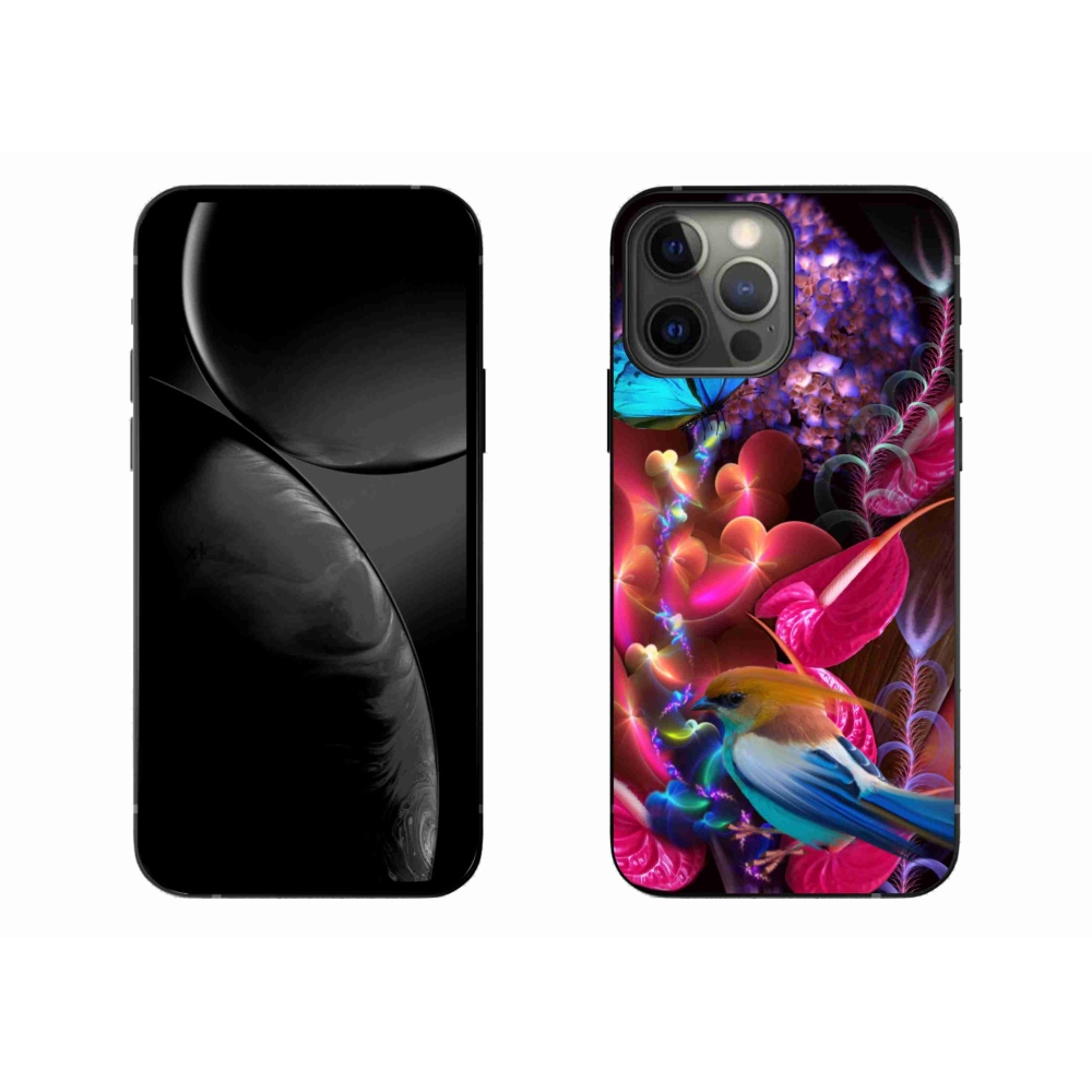 Zselés borítás mmCase iPhone 13 Pro Max készülékhez - színes virágok