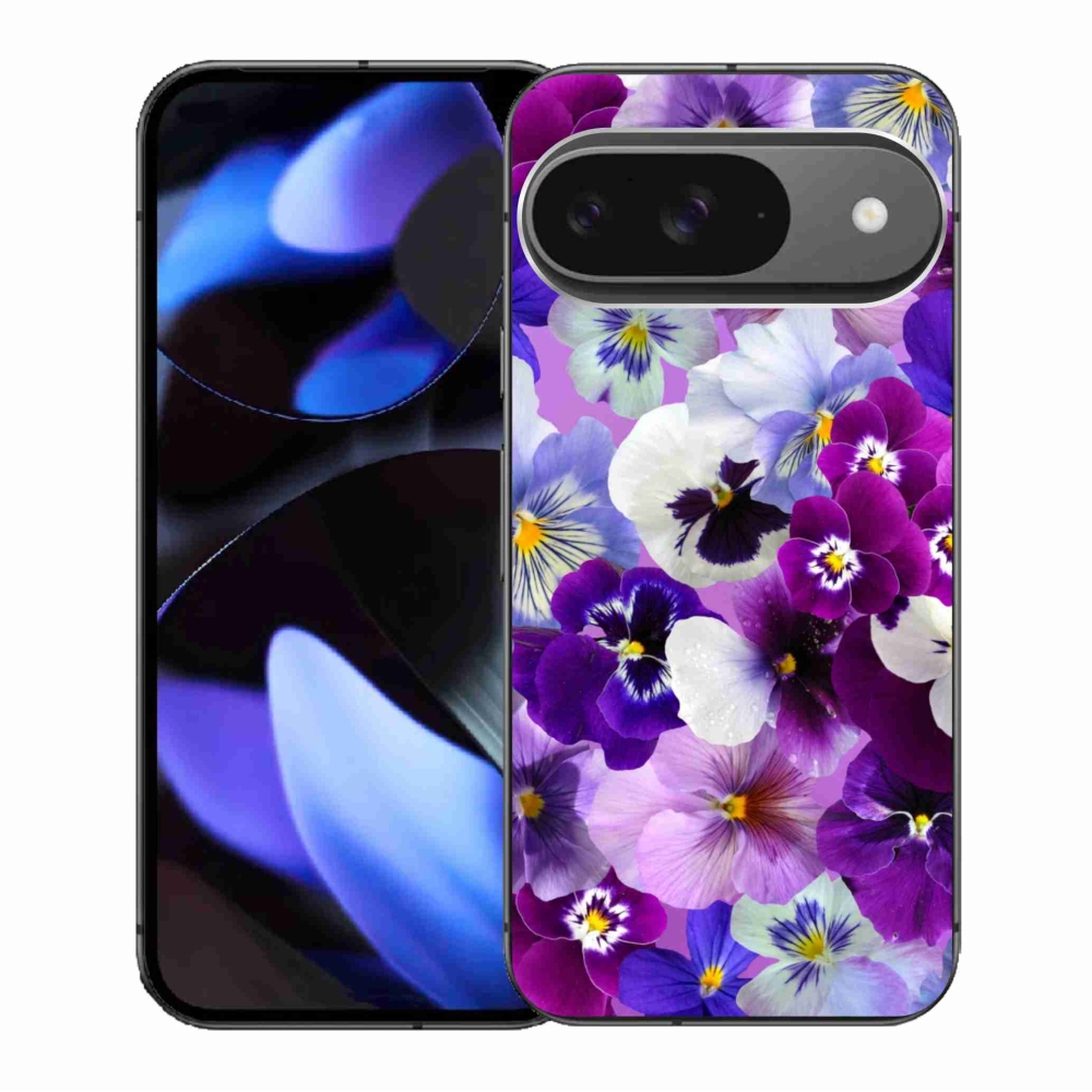 Gél borítás mmCase a Google Pixel 9/9 Pro számára - virágok 9