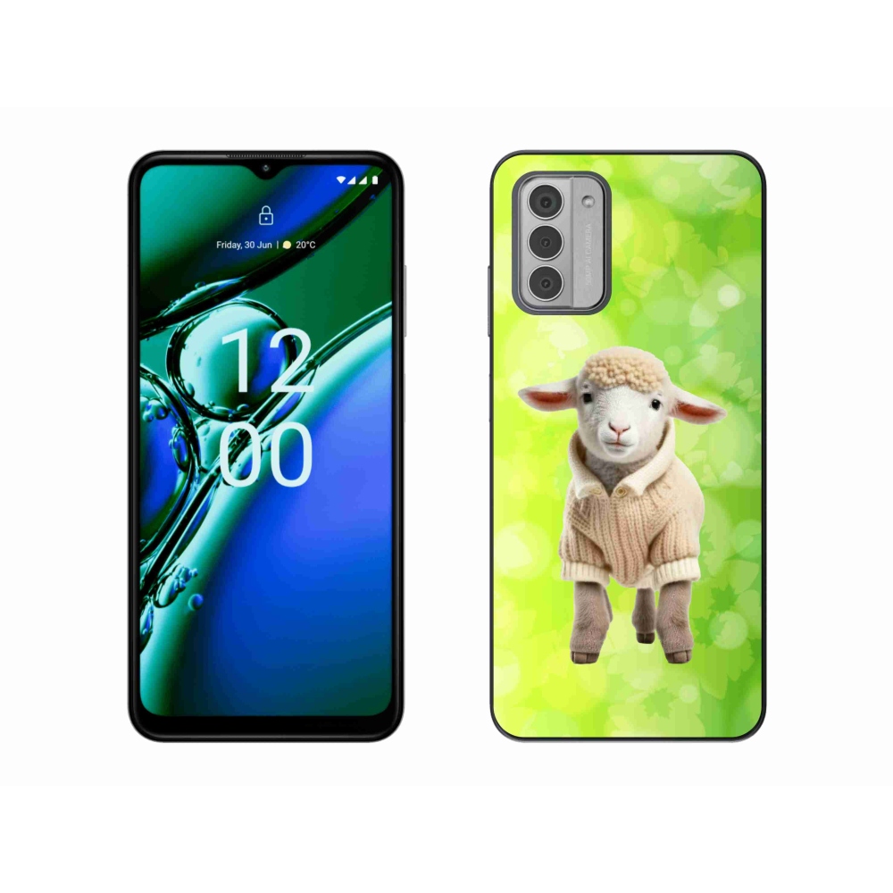 Zselés borítás mmCase a Nokia G42 készülékhez - bárány pulóverben