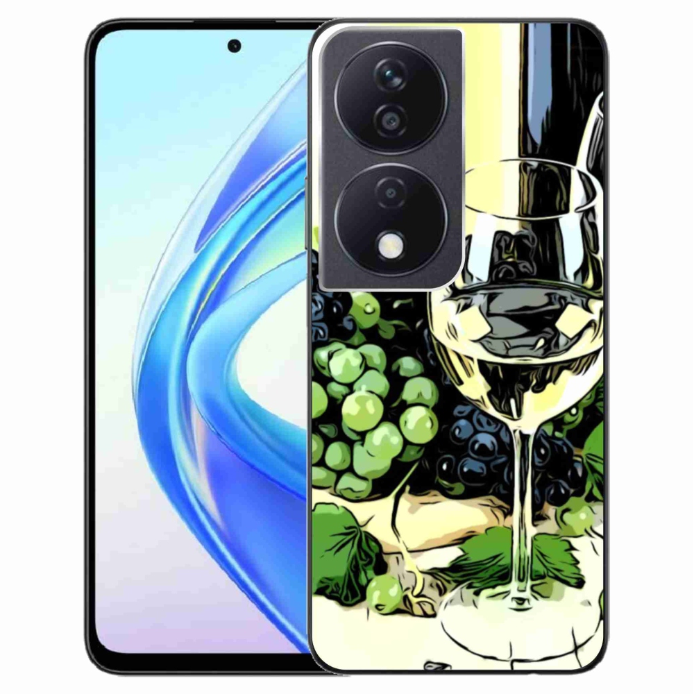 Zselés borítás mmCase a Honor X7b/Honor 90 Smart készülékhez - Borospohár