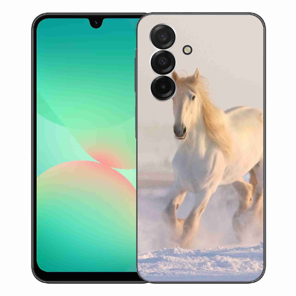 Zselés borítás mmCase Samsung Galaxy A26 5G - ló a hóban