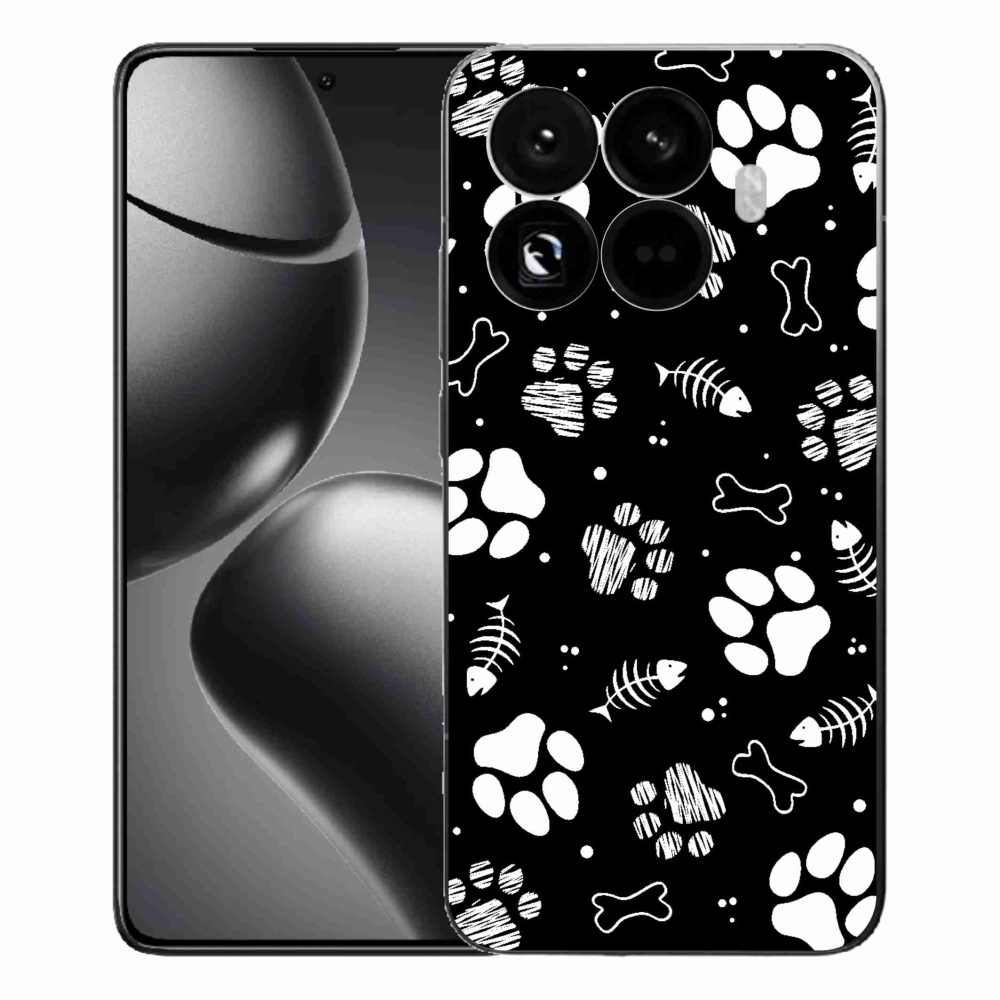 Gél borítás mmCase a Xiaomi 15T Pro számára - kutyamancsok