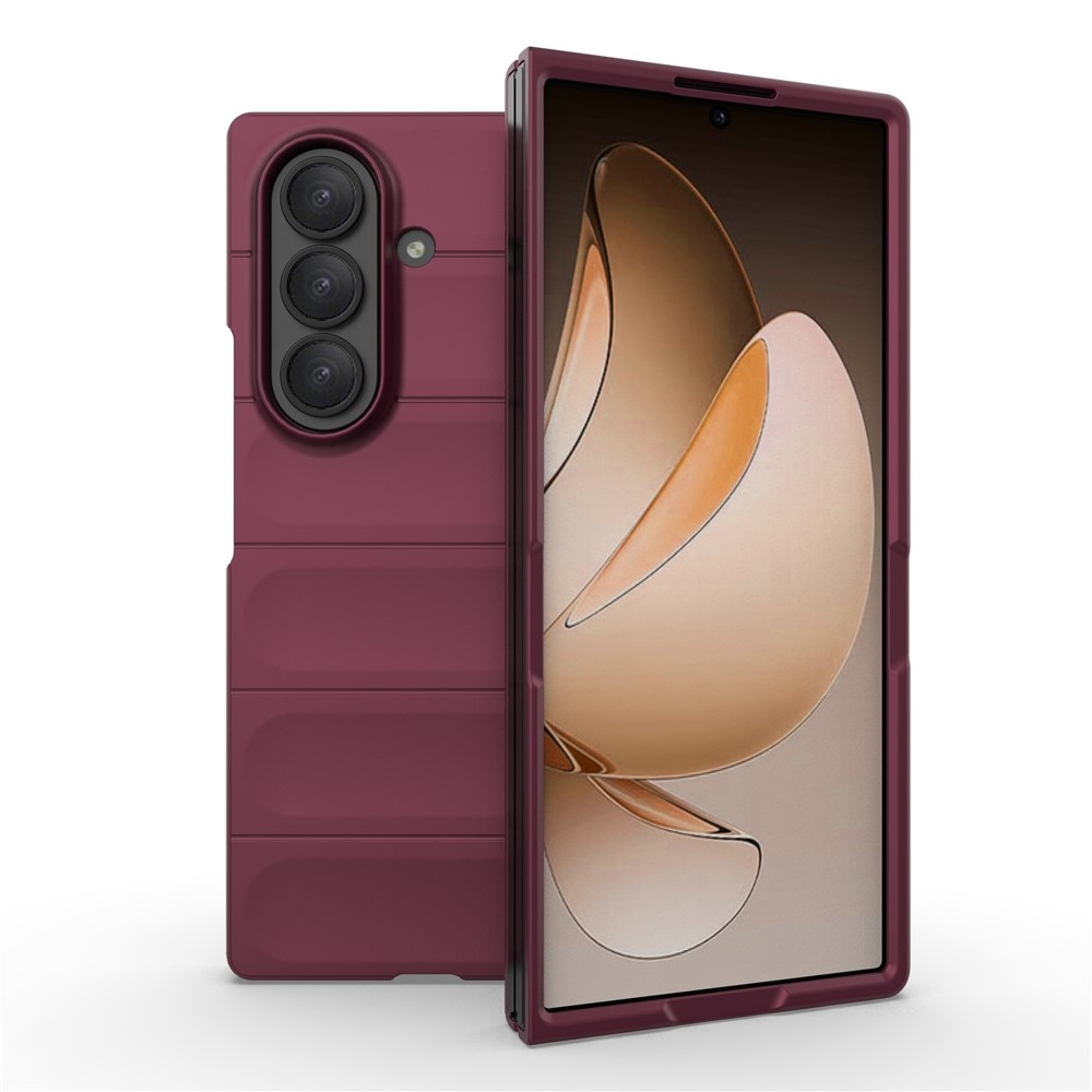 Rugg tartós zselés tok Samsung Galaxy Z Fold7 5G - bordó színben