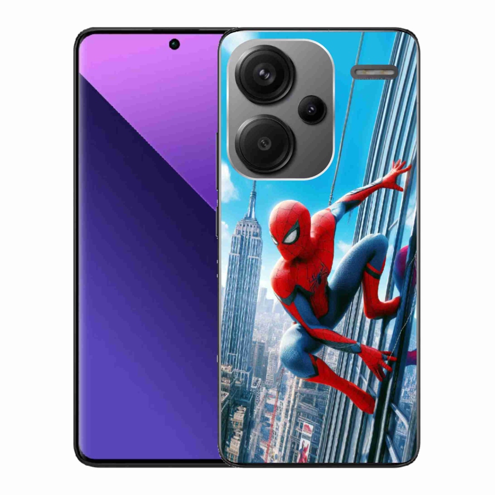 Gél borítás mmCase a Xiaomi Redmi Note 13 Pro+ 5G - spiderman számára