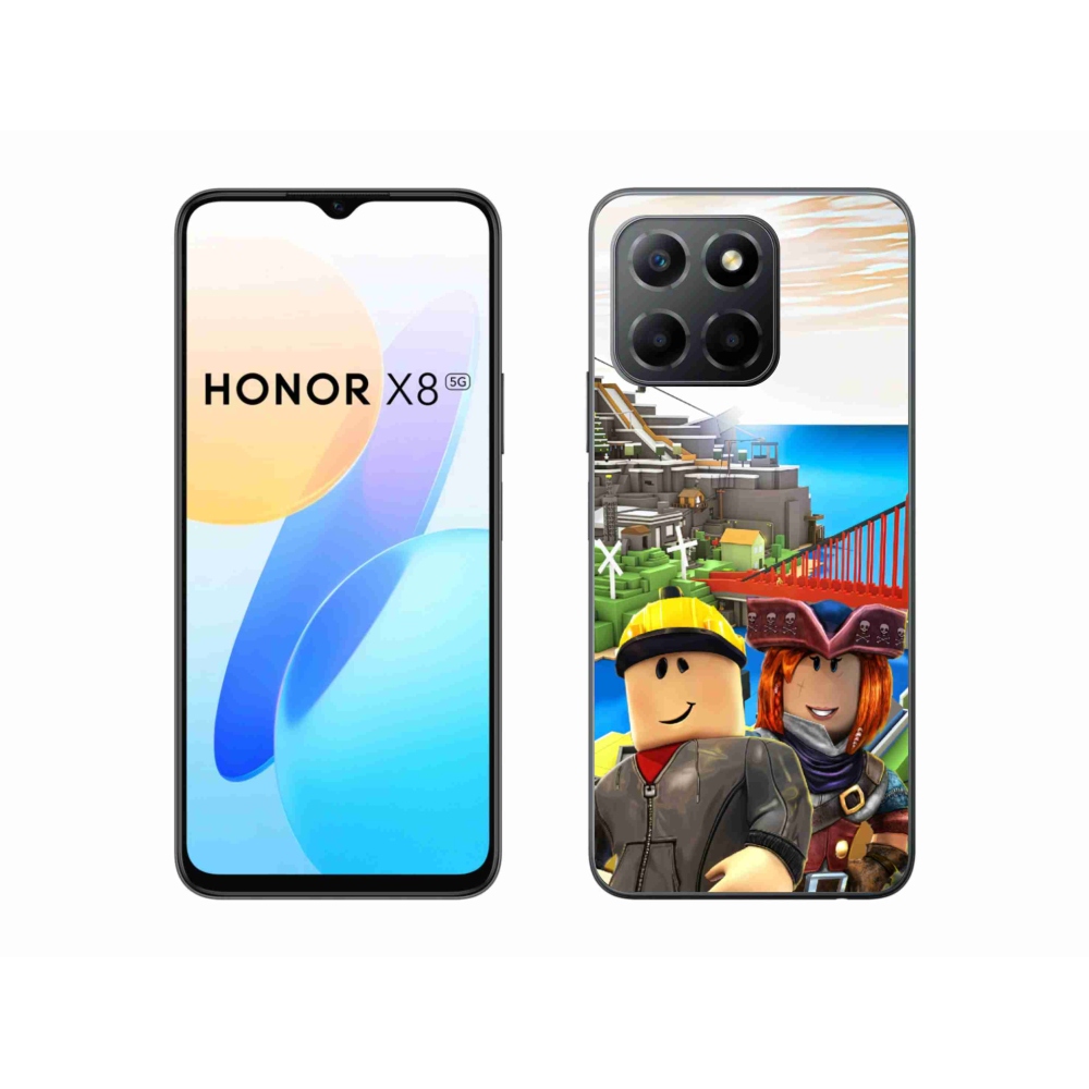 Zselés borítás mmCase a Honor X8 5G/Honor 70 Lite 5G készülékhez - roblox 1