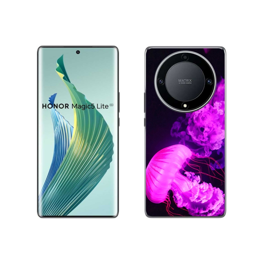 Zselés borítás mmCase a Honor Magic 5 Lite 5G készülékhez - medúza 1