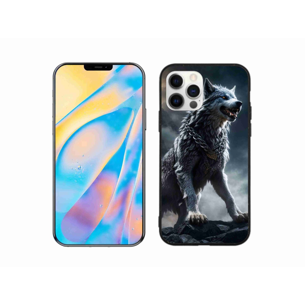 Zselés borítás mmCase iPhone 12 Pro készülékhez - farkas 1