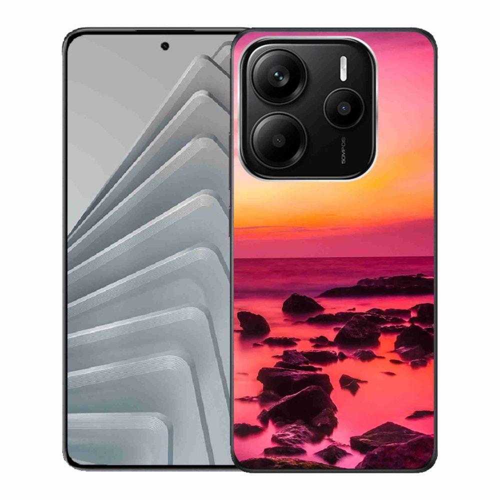 Gél borítás mmCase a Xiaomi Redmi Note 14 5G-hez - tenger és ragyogás