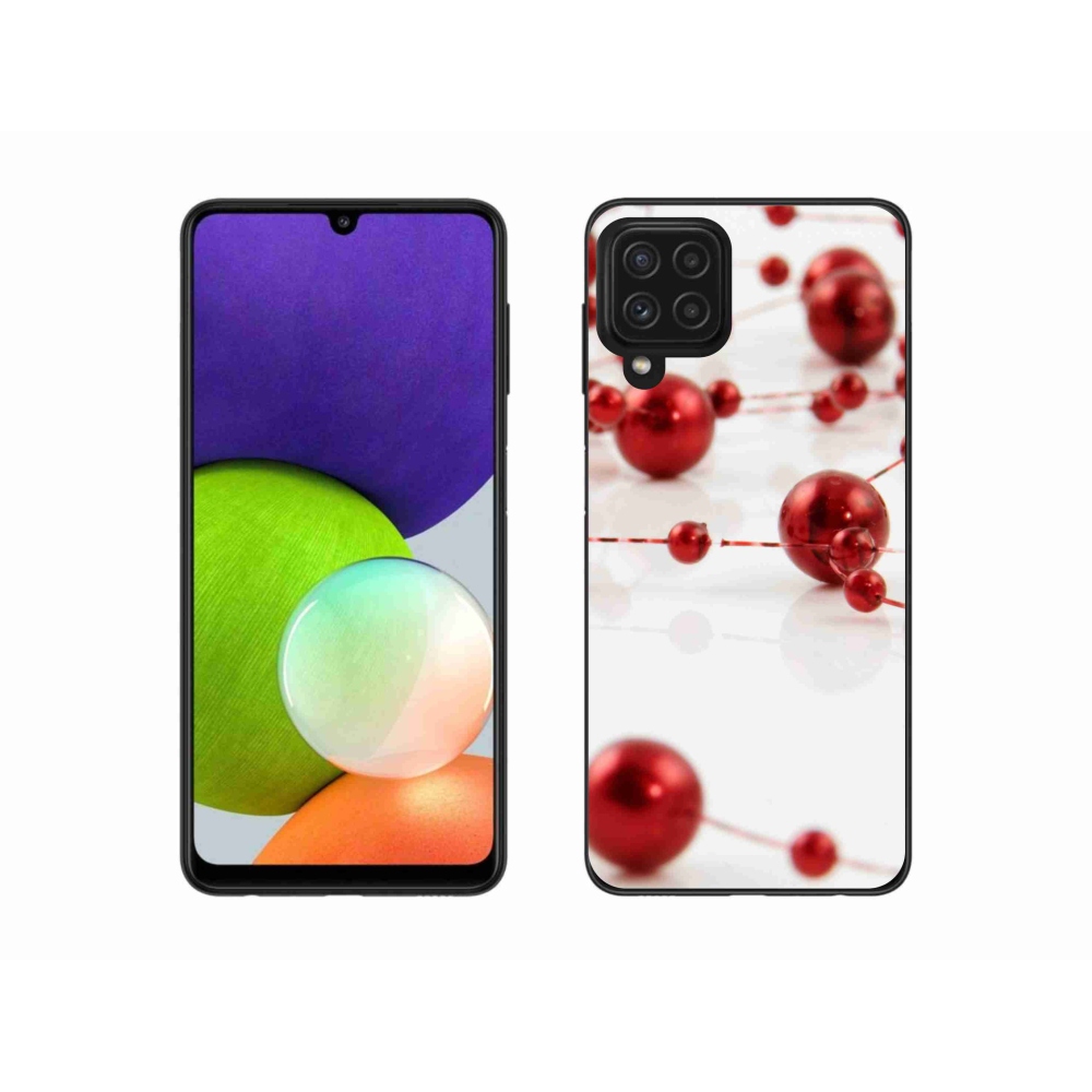 Gél borítás mmCase Samsung Galaxy A22 4G - Karácsonyi lánc