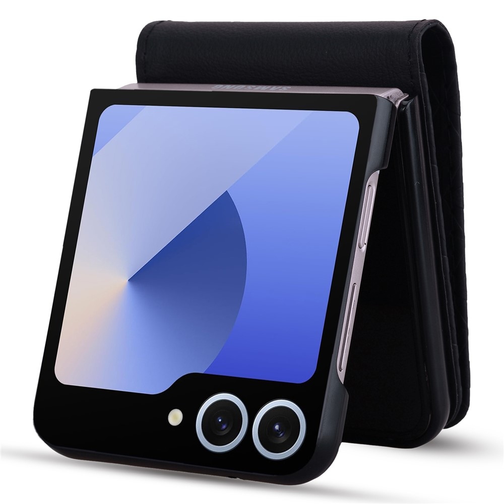 Gridy könyvtáska Samsung Galaxy Z Flip7 5G készülékhez - fekete