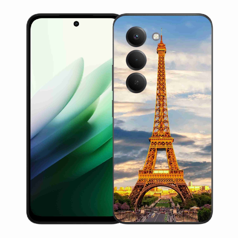 Gél borító mmCase a Xiaomi Redmi 15 5G-hez - eiffel torony 3