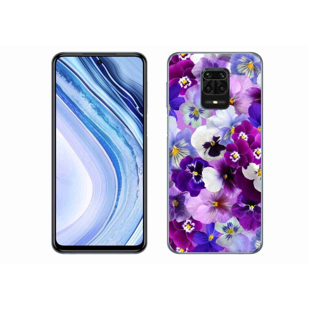 Gél borító mmCase a Xiaomi Redmi Note 9S-hez - virágok 9