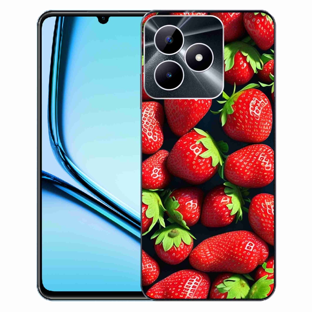 Zselés borító mmCase a Realme Note 50 készülékhez - eper