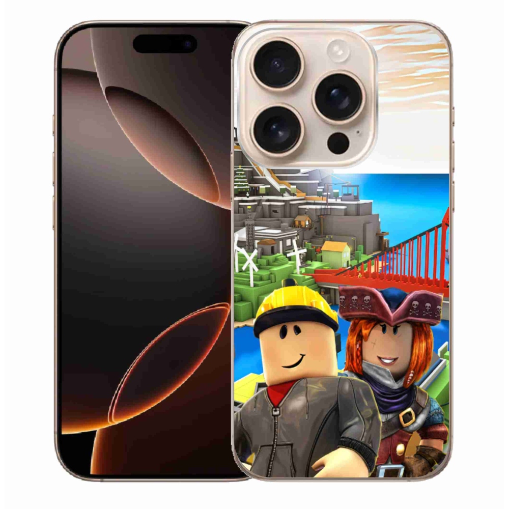 Gél borítás mmCase iPhone 16 Pro Max készülékhez - roblox 1