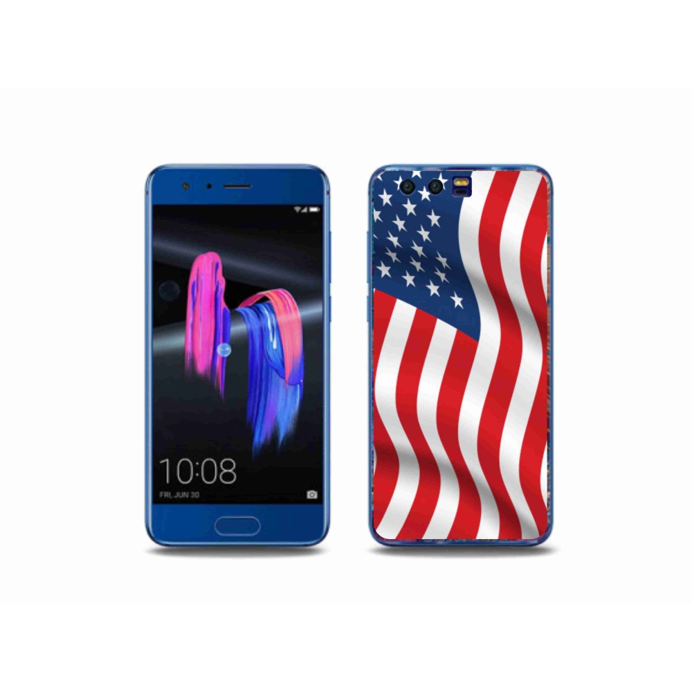 Gél borítás mmCase a Honor 9 készülékhez - amerikai zászló