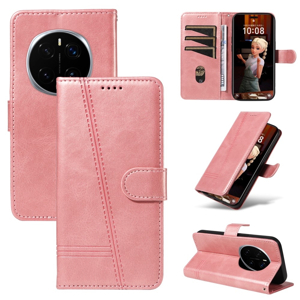 Póló alakú könyvtáska Honor Magic 7 Pro 5G-hez - rózsaarany