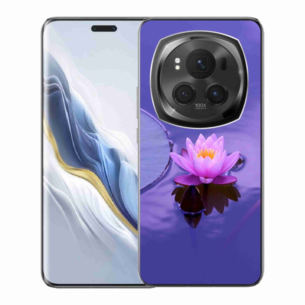 Gél tok mmCase a Honor Magic 6 Pro 5G számára - virág a felületen