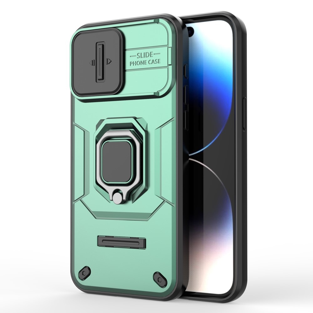 Ütésálló borítás iPhone 15 Pro készülékhez - zöld