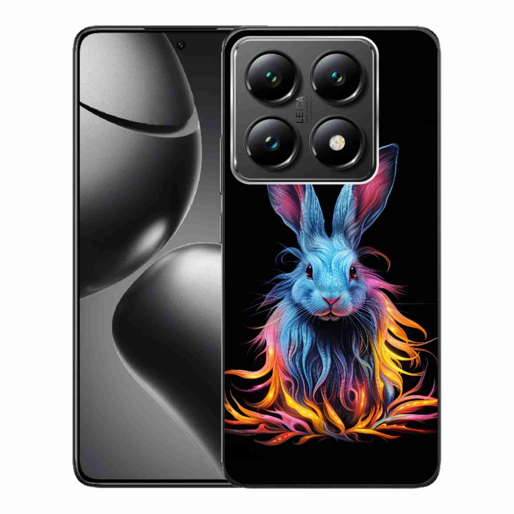 Gél borító mmCase a Xiaomi 14T Pro számára - absztrakt nyúl