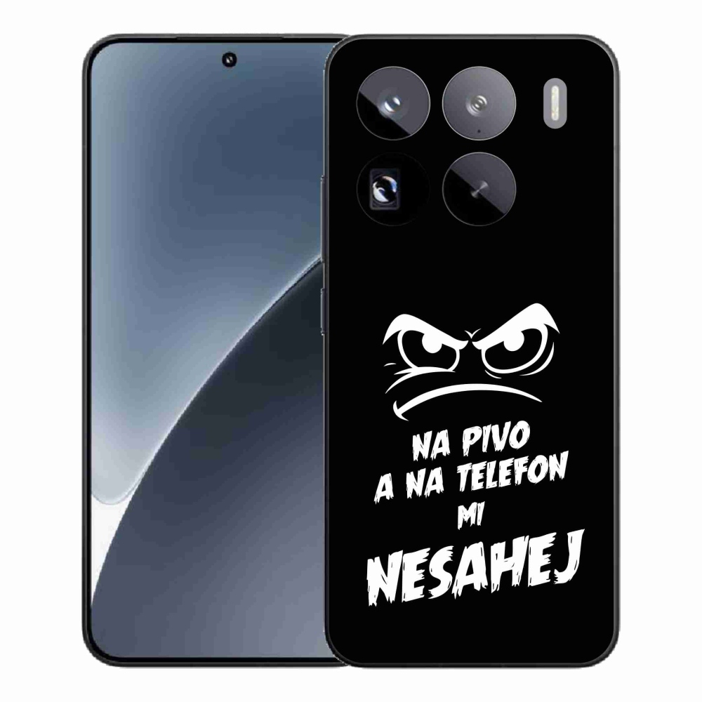 Gél borítás mmCase a Xiaomi 15 Pro - sör motívum 2 fekete háttérrel