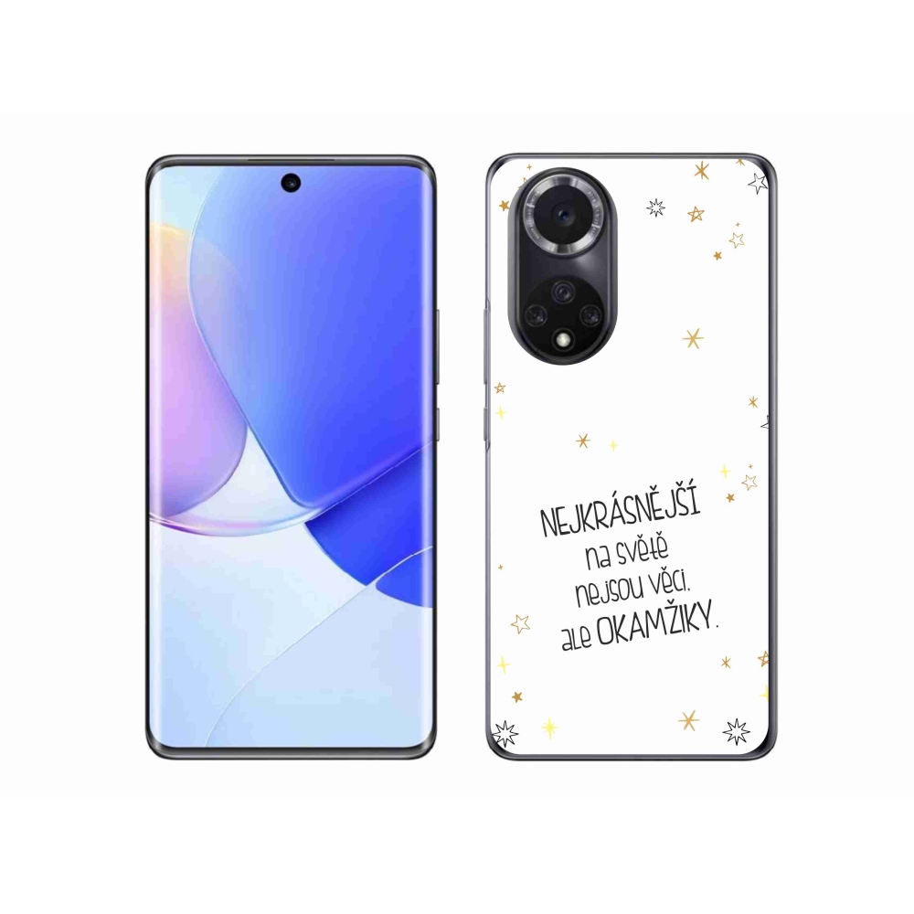 Gél borítás mmCase a Huawei Nova 9 - idézet 4 fehér háttérrel
