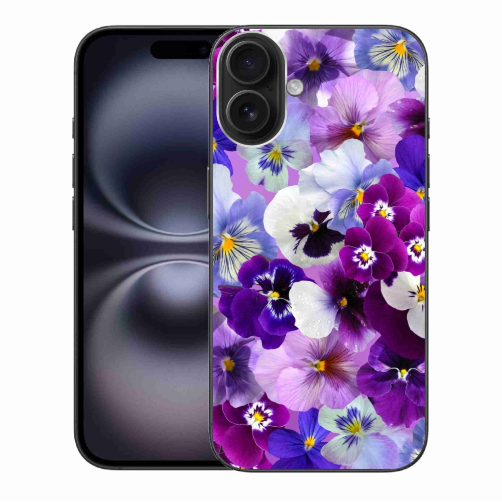 Gél borítás mmCase iPhone 16 Plus készülékhez - virágok 9