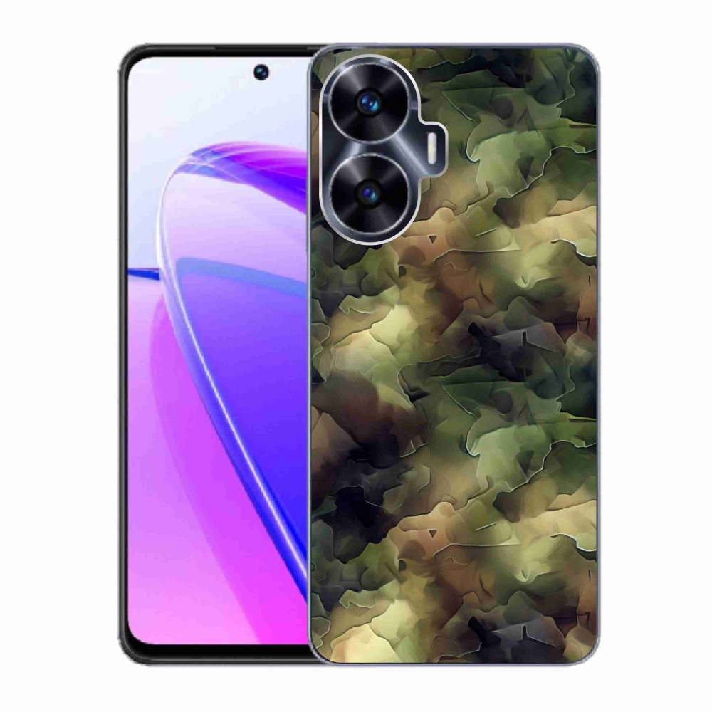 Zselés borítás mmCase a Realme C55 készülékhez - álcázó minta 10