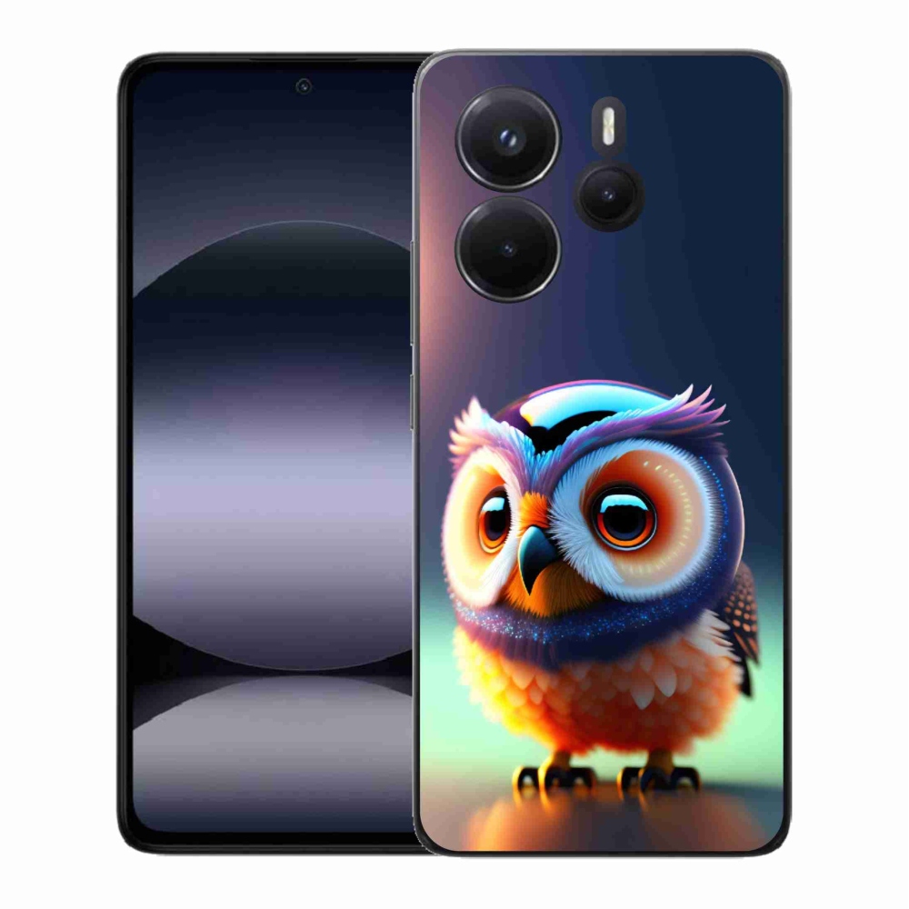 Gél borítás mmCase a Xiaomi Redmi Note 14-hez - bagoly