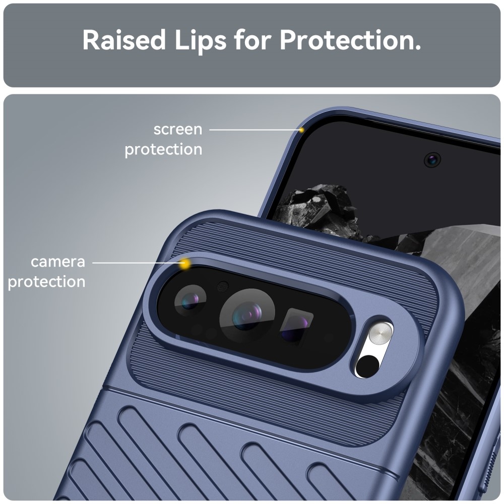 Thunder tartós zselés tok Google Pixel 9 Pro XL-hez - kék