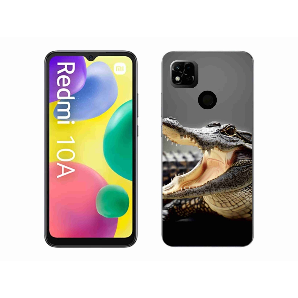 Gél borítás mmCase a Xiaomi Redmi 10A számára - krokodil