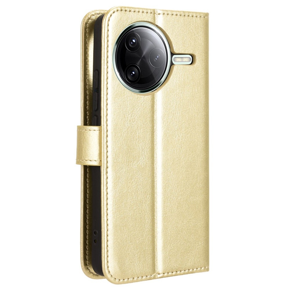 Őrült könyv tok a Xiaomi Poco F7 Pro 5G/Poco F7 Ultra 5G számára - arany színben