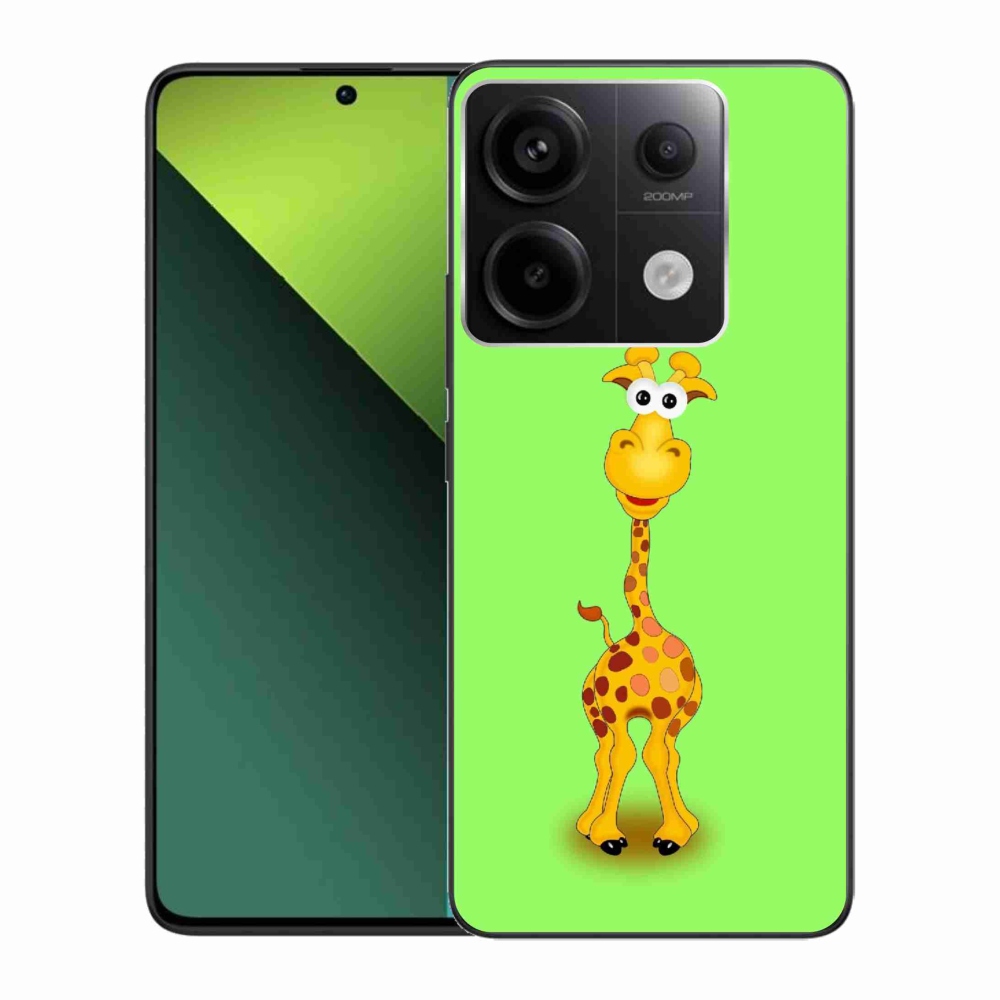 Gél borítás mmCase a Xiaomi Redmi Note 13 Pro 5G/Poco X6 5G számára - rajzfilm zsiráf