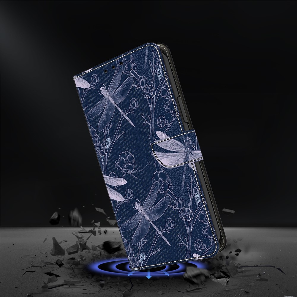 Sima könyves tok Samsung Galaxy A07 4G - szitakötőkhöz