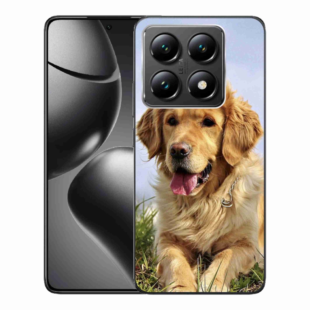 Gél tok mmCase a Xiaomi 14T számára - arany retriever