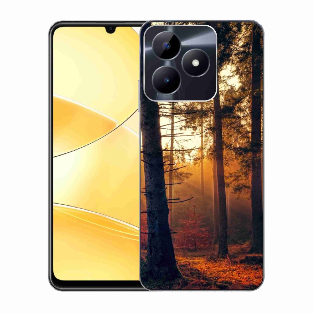 Gél tok mmCase a Realme C51/C53 készülékhez - erdő