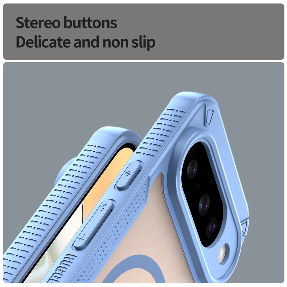 Froste tartós védőburkolat MagSafe-val a Google Pixel 10-re - kék