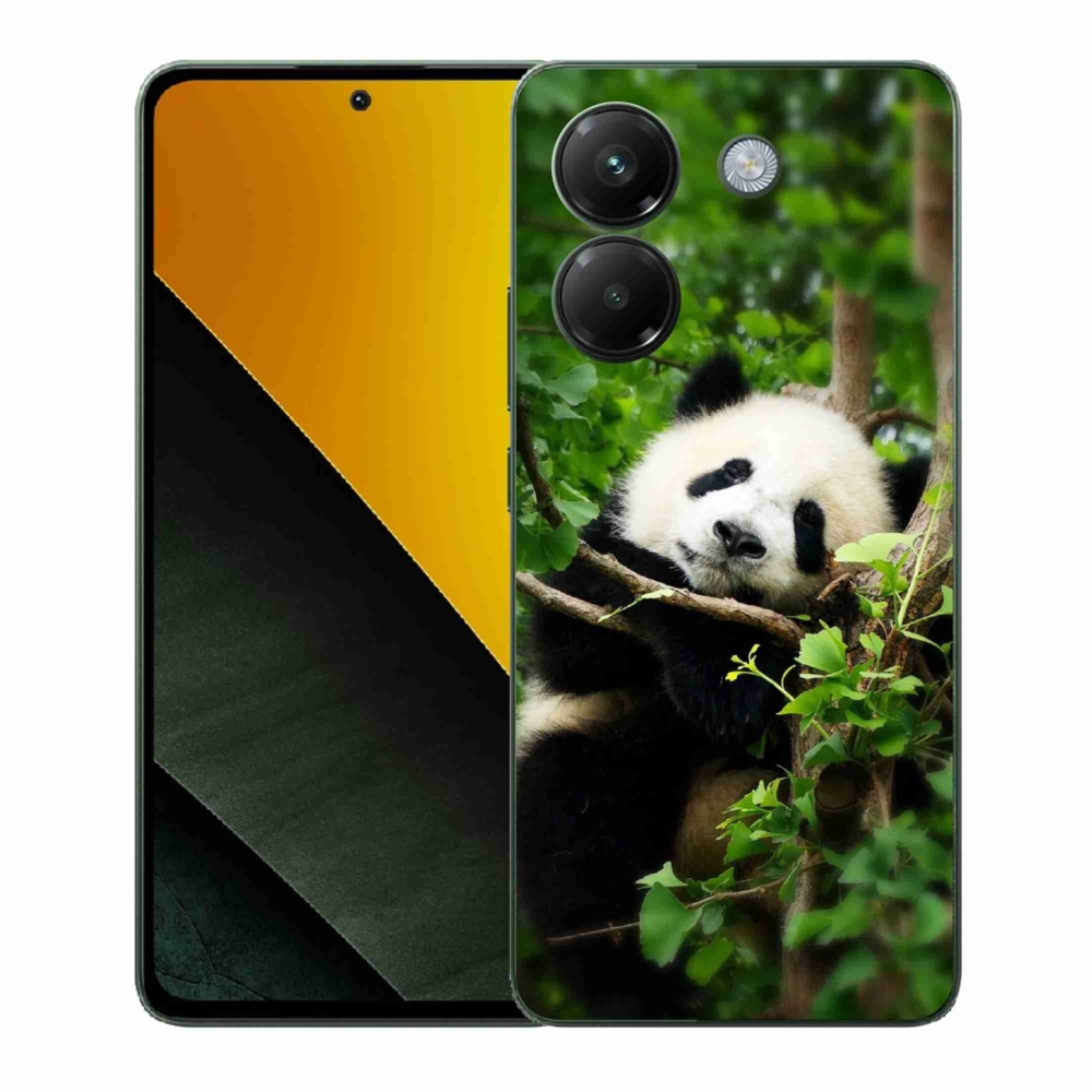 Gél borítás mmCase a Xiaomi Poco M7 Pro 5G számára - panda