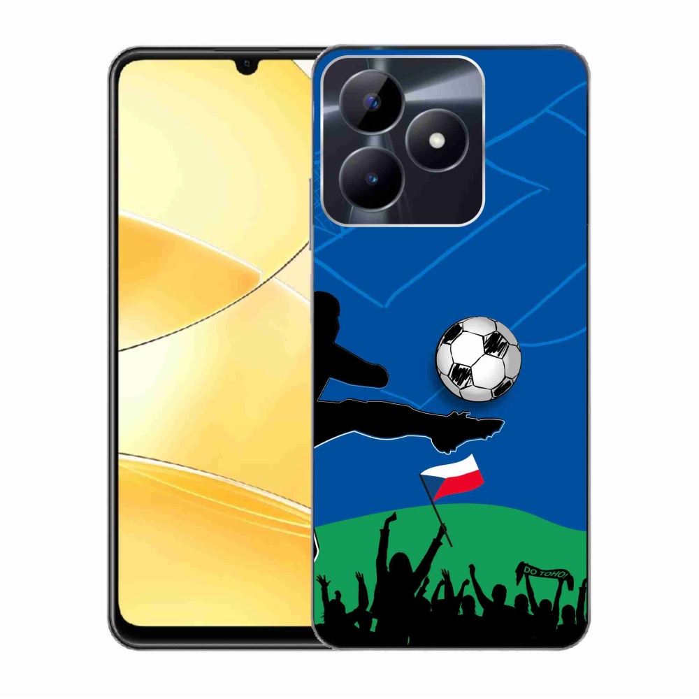 Gél borítás mmCase a Realme C51/C53 készülékhez - futballrajongóknak