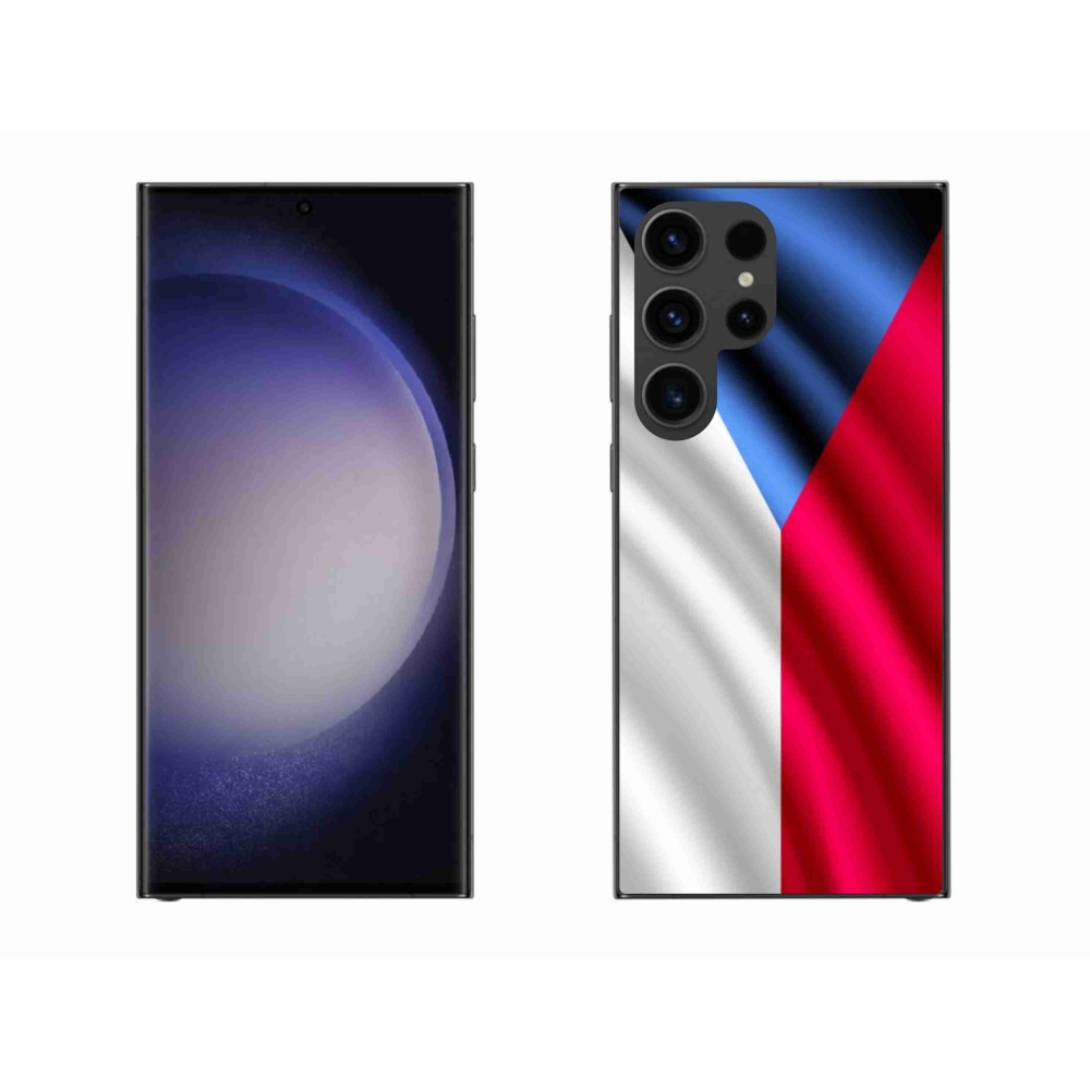Gél védőhuzat mmCase Samsung Galaxy S23 Ultra 5G - cseh zászlóhoz