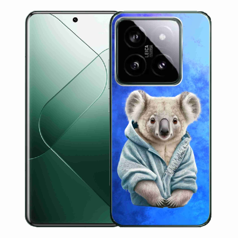 Gél borítás mmCase a Xiaomi 14 Pro-hoz - koala pulóverben