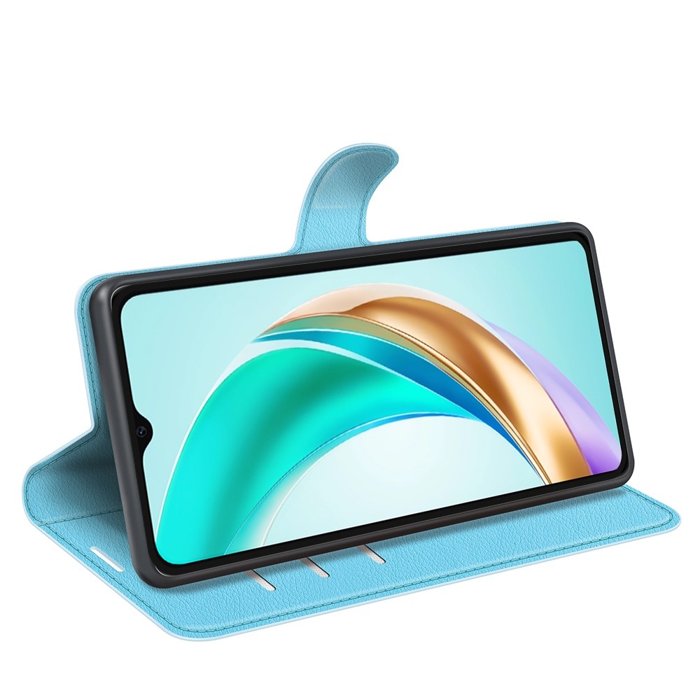 Litchi könyv tok a Honor X6b készülékhez - kék