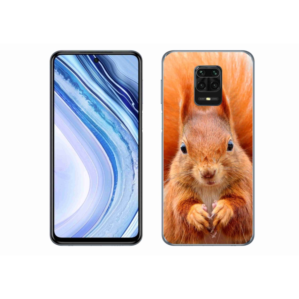 Gél borítás mmCase a Xiaomi Redmi Note 9S-hez - mókus