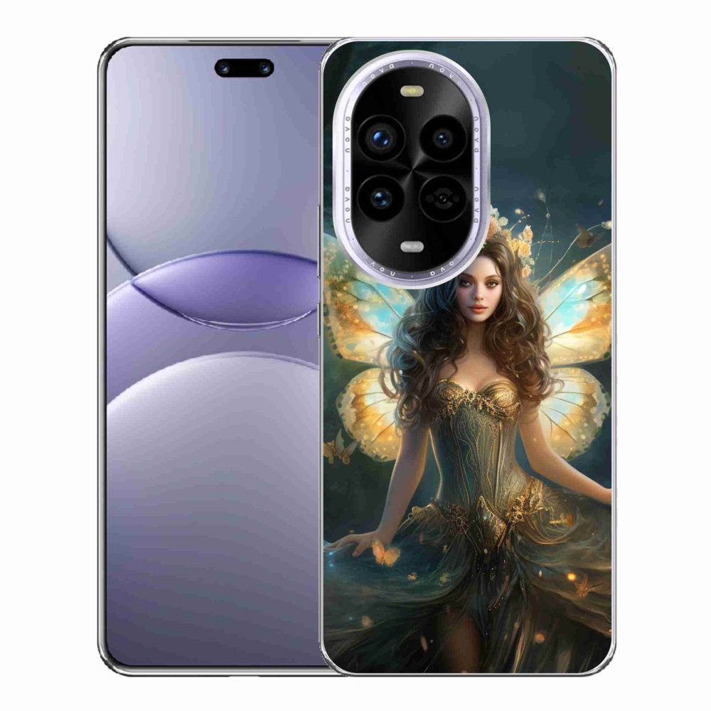 Gél borítás mmCase a Huawei Nova 13 Pro 5G-n - pillangó nő