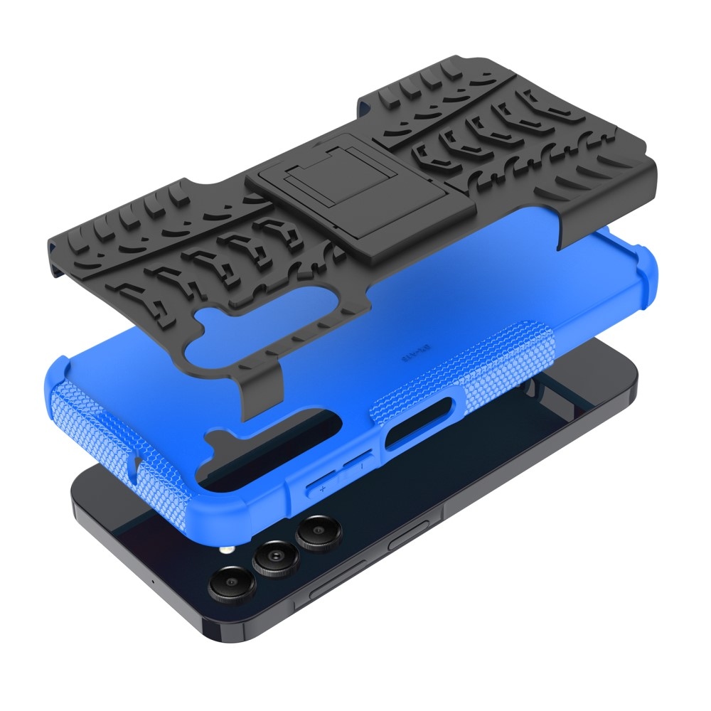 Rúgásálló hibrid borítás Samsung Galaxy A15 4G/5G készülékhez - kék