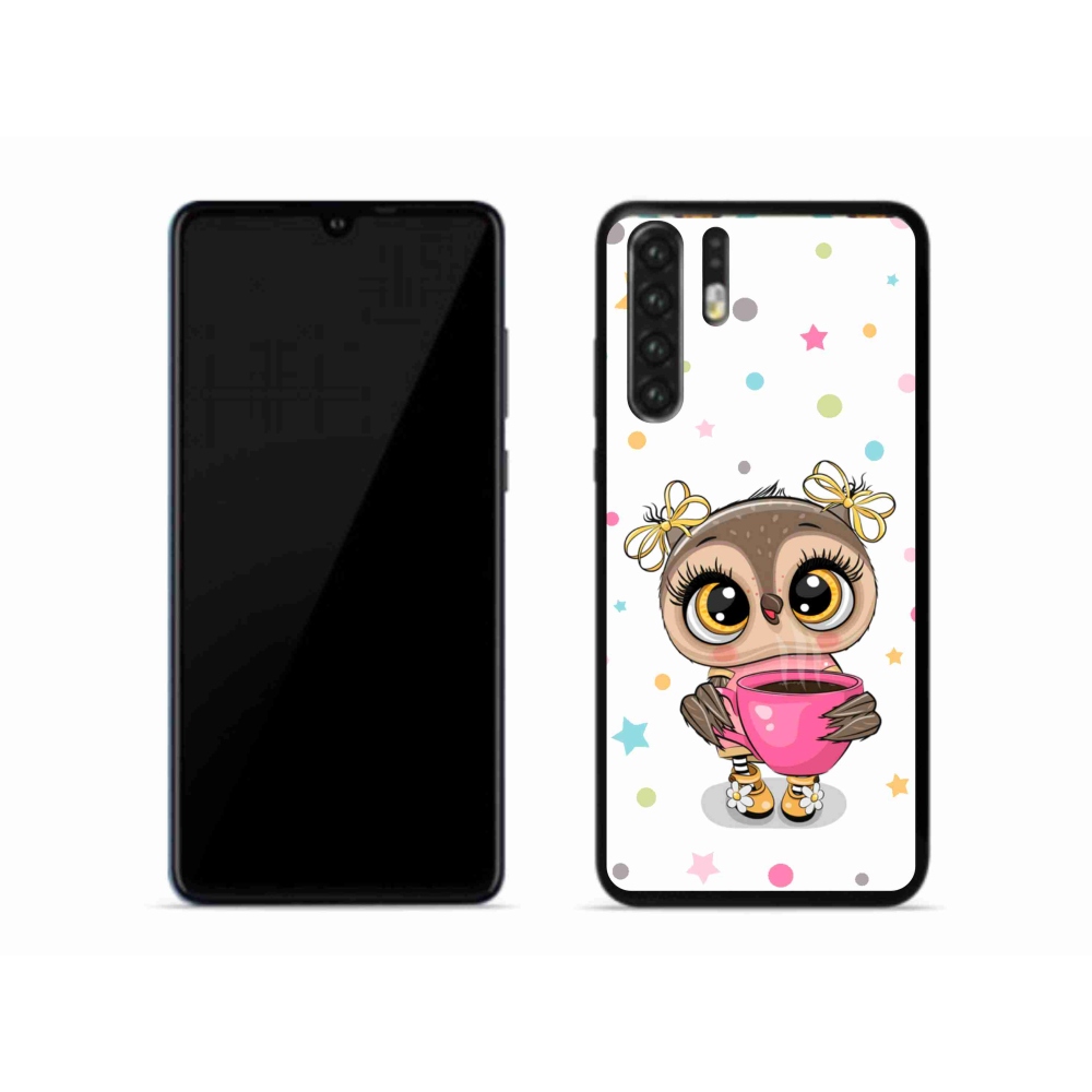 Gél borítás mmCase a Huawei P30 Pro készülékhez - rajzfilm bagoly