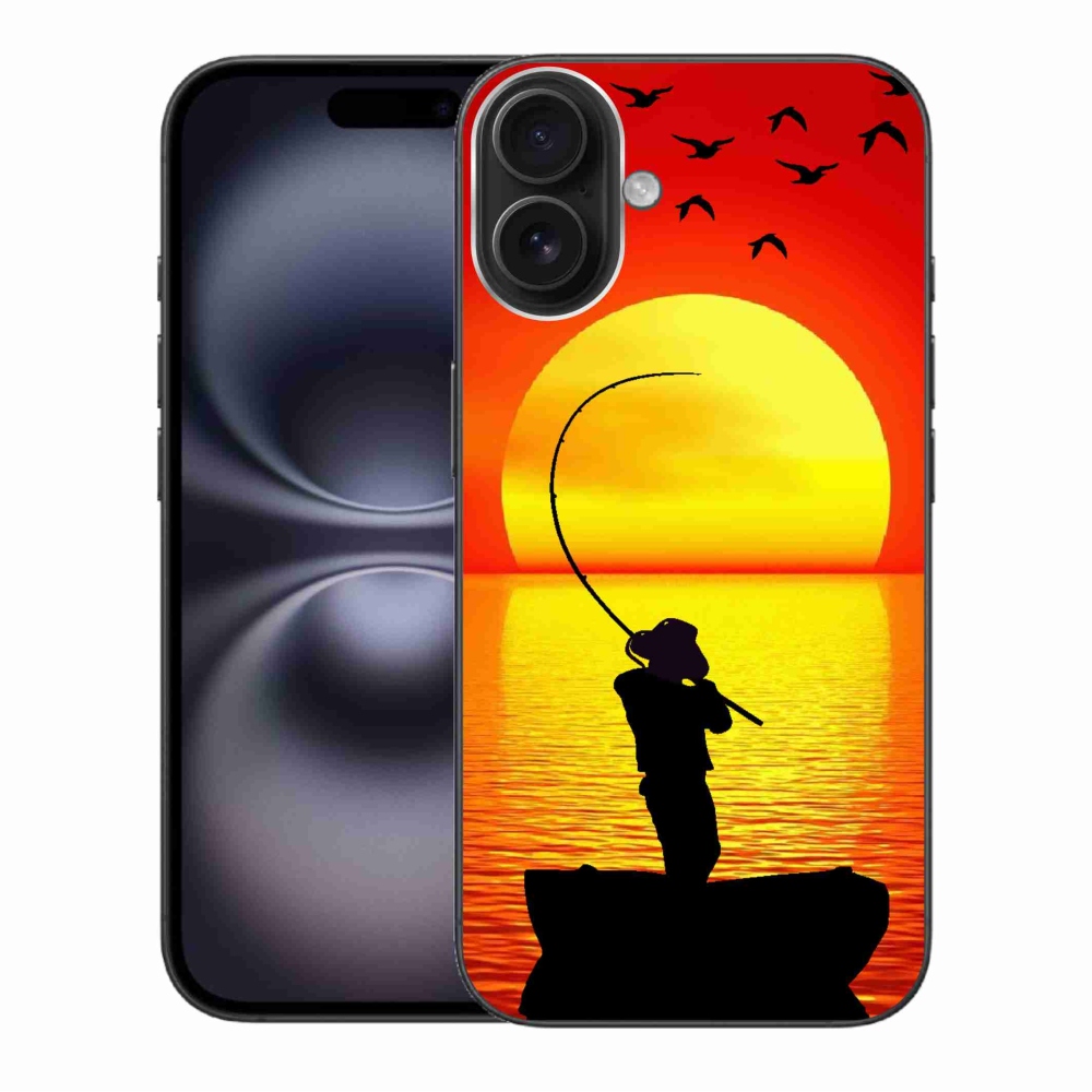 Zselés borítás mmCase iPhone 16 Plus készülékhez - horgászat