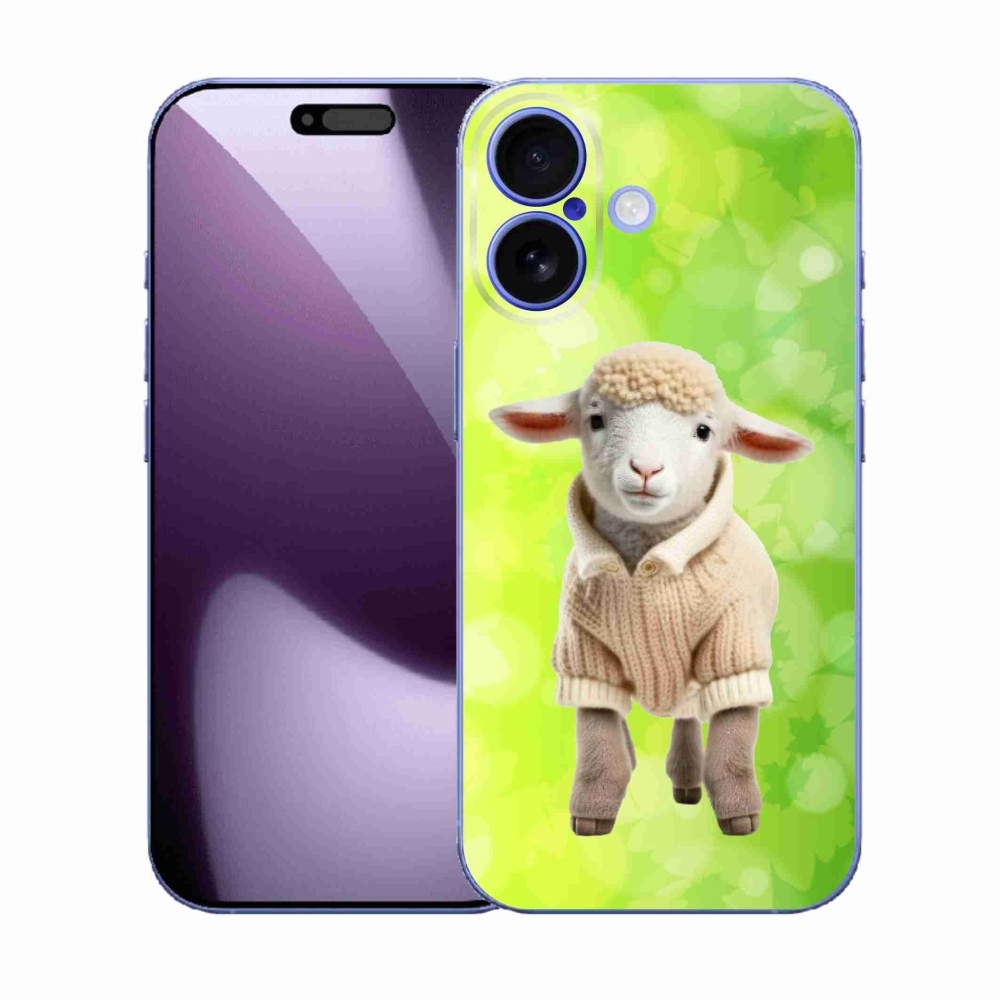 Zselés borítás mmCase iPhone 17 - bárány pulóverben