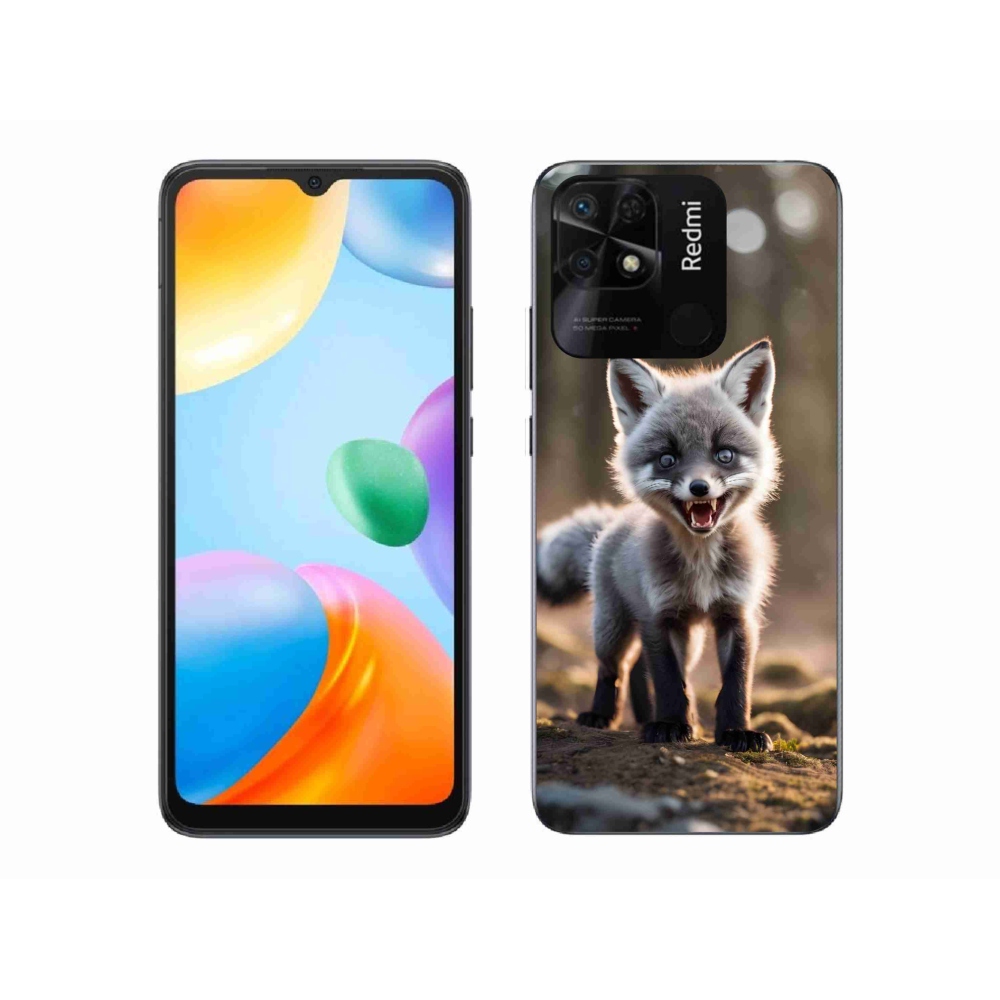 Gél borító mmCase a Xiaomi Redmi 10C-hez - angry fox