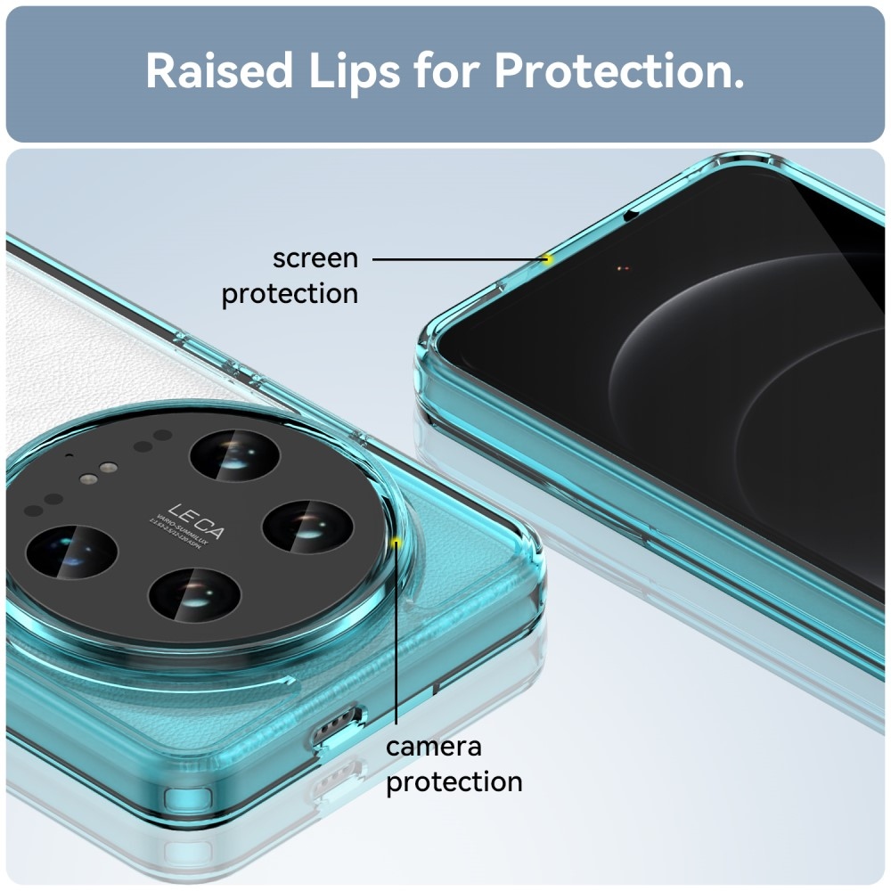 Gél tok rögzített hátlappal Xiaomi 14 Ultra - világoskék